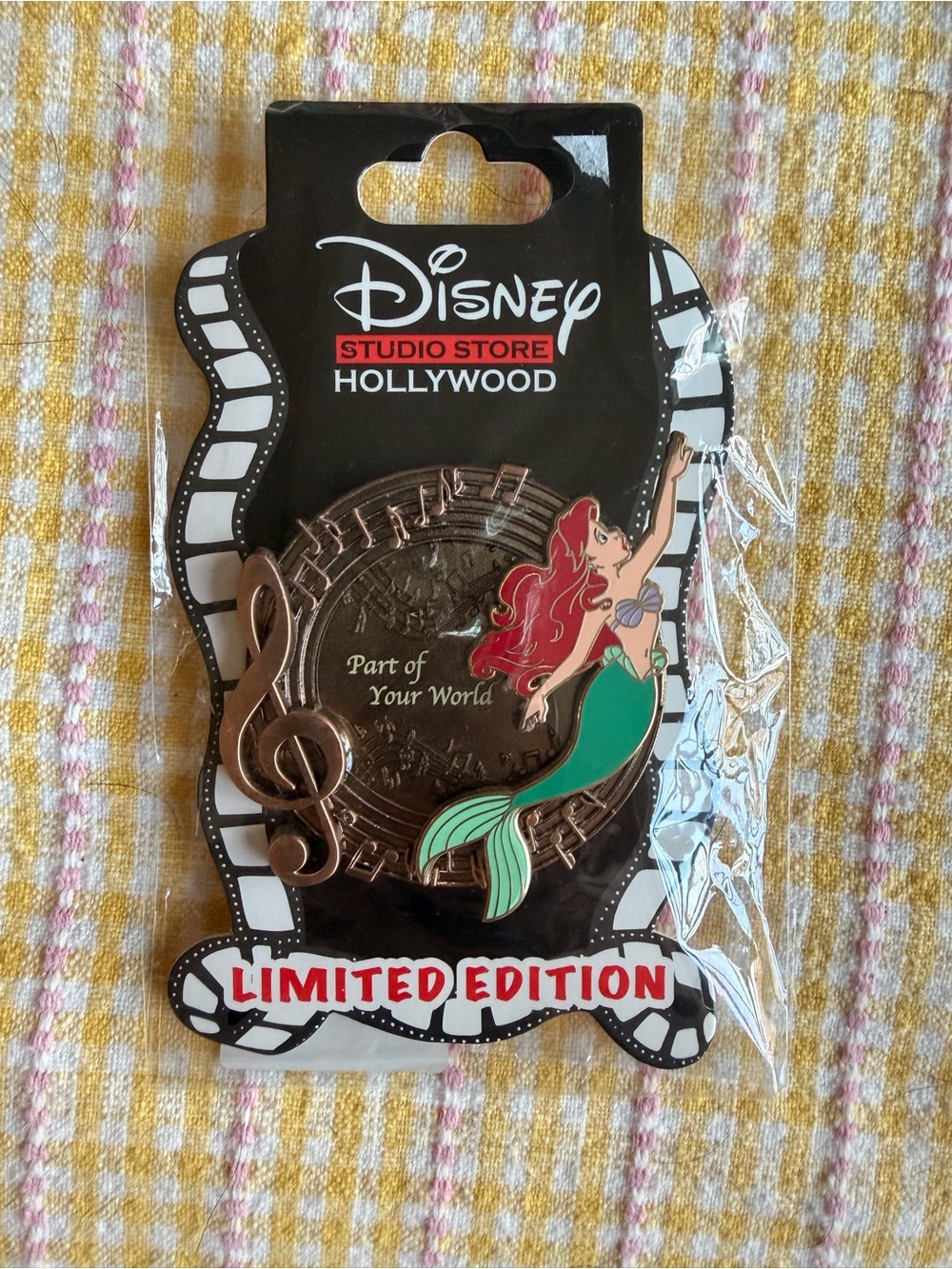 Disney DSSH dsf D23 2022 Music Little Mermaid Ariel Part Of Your World Pin LE400